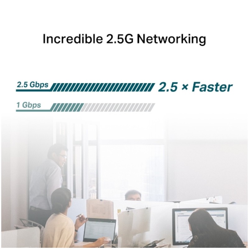Mrežna kartica PCIe RJ45 2,5Gbp/s TP-Link gigabit (TX201) TP-LINK Mrežna kartica PCIe RJ45 2,5Gbp/s TP-Link gigabit (TX201)