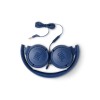 Slušalke žične JBL naglavne 1x3,5mm Tune 500 modre z mikrofonom (JBLT500BLU)