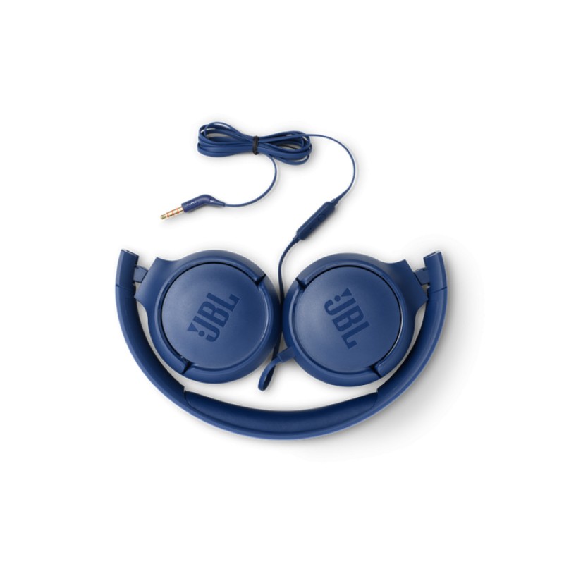 Slušalke žične JBL naglavne 1x3,5mm Tune 500 modre z mikrofonom (JBLT500BLU) JBL Slušalke žične JBL naglavne 1x3,5mm Tune 500 modre z mikrofonom (JBLT500BLU)