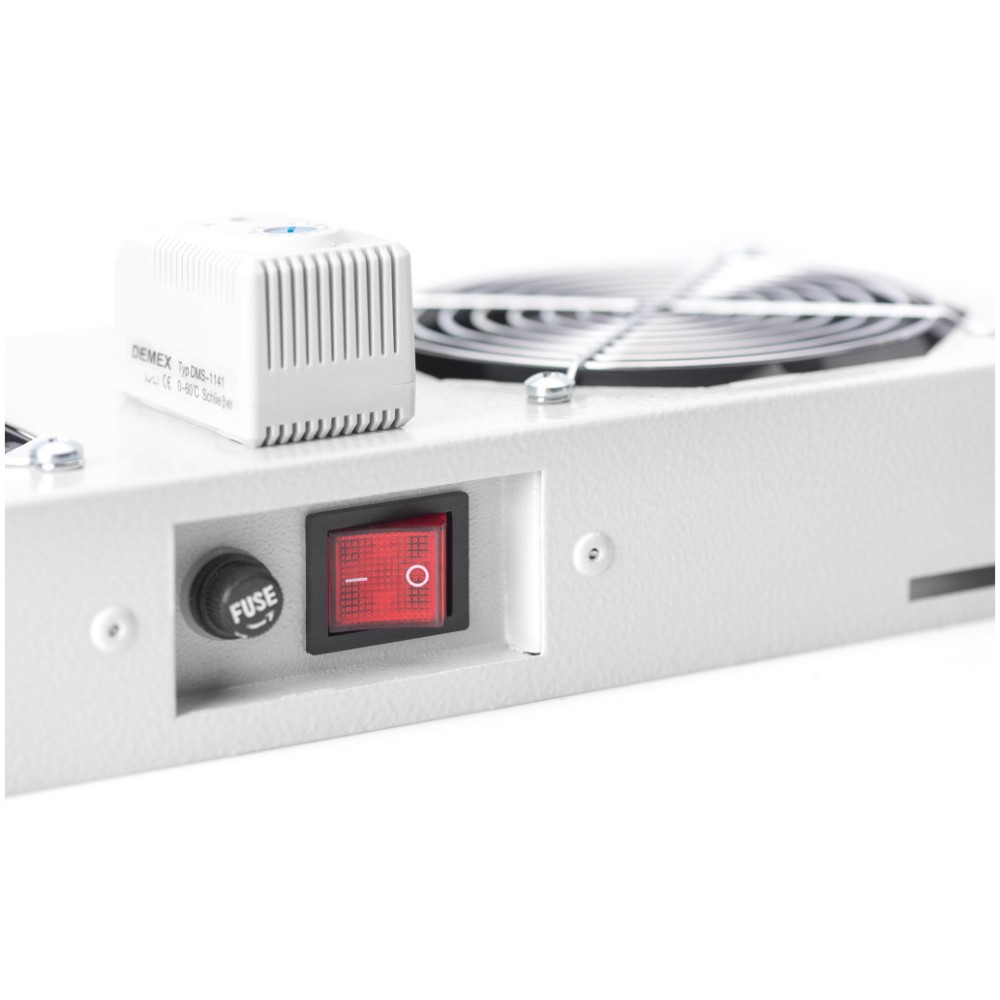 Hladilna enota 2x vent. s termostatom Digitus siva (DN-19 FAN-2-WM-T) Digitus Hladilna enota 2x vent. s termostatom Digitus siva (DN-19 FAN-2-WM-T)