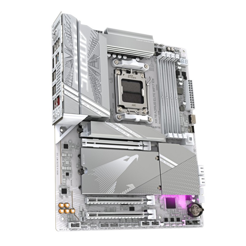 Osnovna plošča AM5 GigaByte X870 Aorus Elite Wifi7 ICE ATX 1xHDMI 2.0 GIGABYTE Osnovna plošča AM5 GigaByte X870 Aorus Elite Wifi7 ICE ATX 1xHDMI 2.0