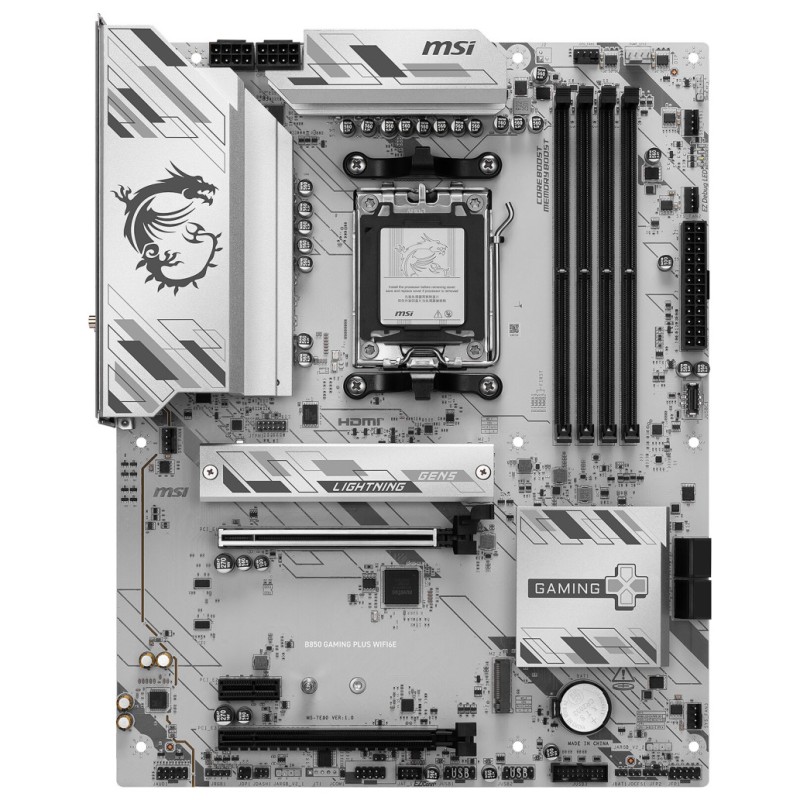 Osnovna plošča AM5 MSI B850 GAMING PLUS WIFI6E ATX HDMI DisplayPort MSI Osnovna plošča AM5 MSI B850 GAMING PLUS WIFI6E ATX HDMI DisplayPort