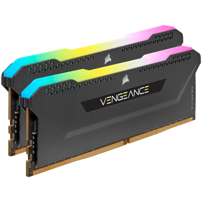 DDR4 32GB 3600MHz CL18 KIT (2x16GB) Corsair RGB Vengeance PRO SL XMP2.0 1,35V Gaming črna (CMH32GX4M2D3600C18) CORSAIR DDR4 32GB 3600MHz CL18 KIT (2x16GB) Corsair RGB Vengeance PRO SL XMP2.0 1,35V Gaming črna (CMH32GX4M2D3600C18)