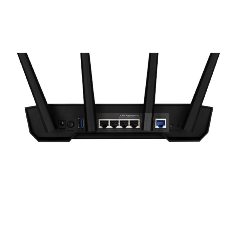 Usmerjevalnik brezžični Asus TUF Gaming AX3000 V2 WiFi6 802.11ax AX3000 2402Mbit/s 3G/4G USB dongle MU-MIMO OFDMA 4xLAN 4x antena (90IG0790-MO3B00) ASUS Usmerjevalnik brezžični Asus TUF Gaming AX3000 V2 WiFi6 802.11ax AX3000 2402Mbit/s 3G/4G USB dongle MU-MIMO OFDMA 4xLAN 4x antena (90IG0790-MO3B00)