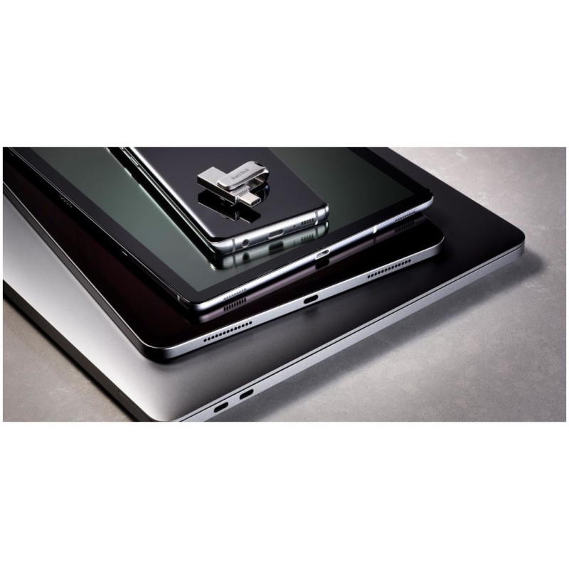 Spominski ključek 1TB USB 3.1 SanDisk Ultra Dual Drive Luxe USB Type-C 150MB/s (SDDDC4-1T00-G46) -srebrn SANDISK Spominski ključek 1TB USB 3.1 SanDisk Ultra Dual Drive Luxe USB Type-C 150MB/s (SDDDC4-1T00-G46) -srebrn