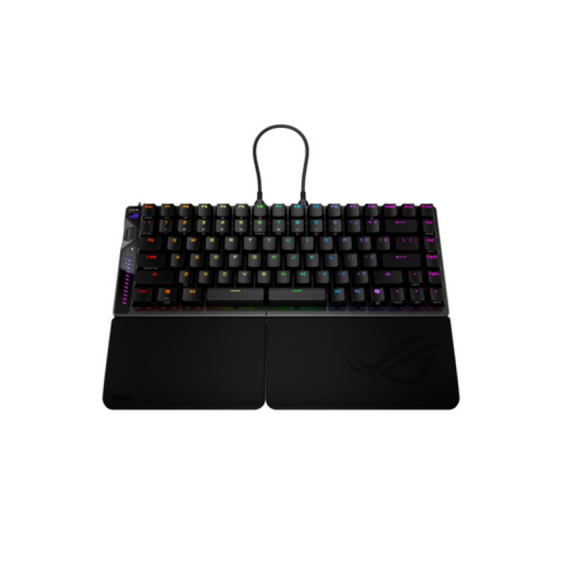 Gaming Tipkovnica Žična USB-C/A Asus ROG Falcata HFX V2 Analog US | črna RGB (90MP043H-BKUA20)