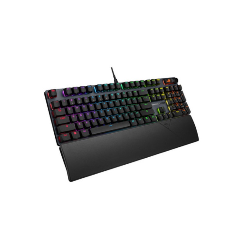 Gaming Tipkovnica Žična USB-C/A Asus ROG Strix Scope II X NX Snow V2 US | črna RGB (90MP03XF-BKUA20)