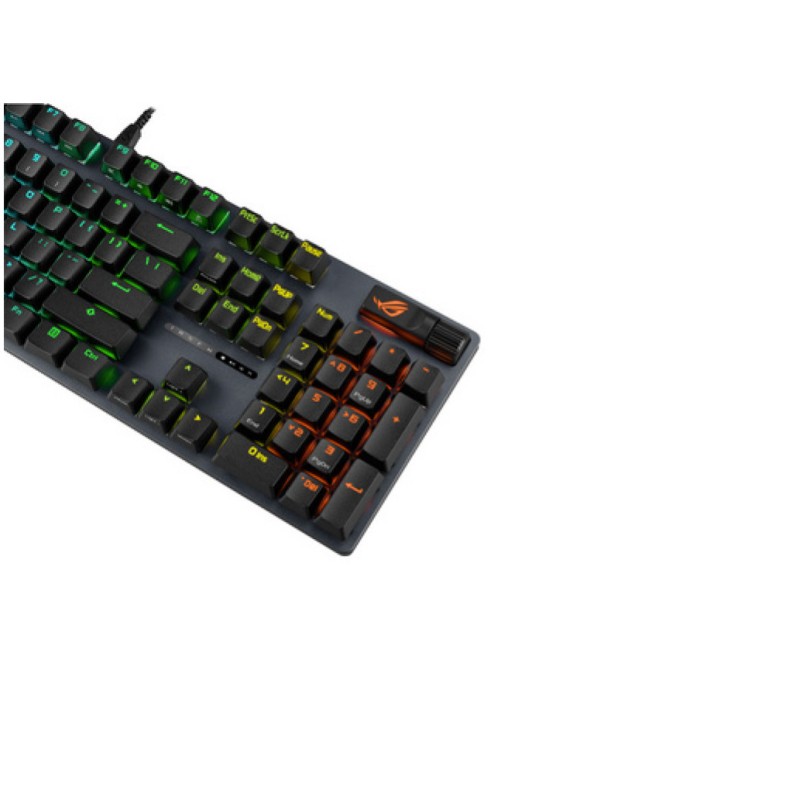 Gaming Tipkovnica Žična USB-C/A Asus ROG Strix Scope II X NX Snow V2 US | črna RGB (90MP03XF-BKUA20)