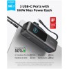 Prenosna baterija Anker Powerbank 25000mAh 165W PD 1x USB-A 3x USB-C črna (A1695H11) ANKER Prenosna baterija Anker Powerbank 25000mAh 165W PD 1x USB-A 3x USB-C črna (A1695H11)