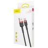 Kabel USB-C => USB-A 2.0 tekstil ovoj 2,00m 5V/2A QC3 Baseus črn/rdeč (CATKLF-C91) Baseus Kabel USB-C => USB-A 2.0 tekstil ovoj 2,00m 5V/2A QC3 Baseus črn/rdeč (CATKLF-C91)
