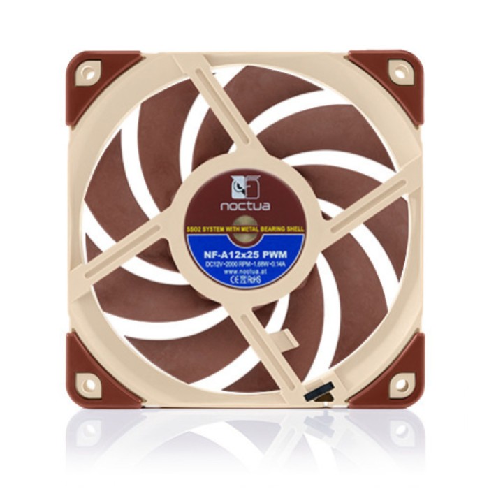 Ventilator Noctua NF-A12X25 PWM 12v 120x120x25mm rjava (NF-A12x25 PWM) Ventilator Noctua NF-A12X25 PWM 12v 120x120x25mm rjava (NF-A12x25 PWM)