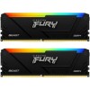 DDR4 64GB 3200MHz CL16 KIT (2x32GB) Kingston RGB Fury Beast XMP2.0 1,35V Fury črna (KF432C16BB2AK2/64) KINGSTON DDR4 64GB 3200MHz CL16 KIT (2x32GB) Kingston RGB Fury Beast XMP2.0 1,35V Fury črna (KF432C16BB2AK2/64)