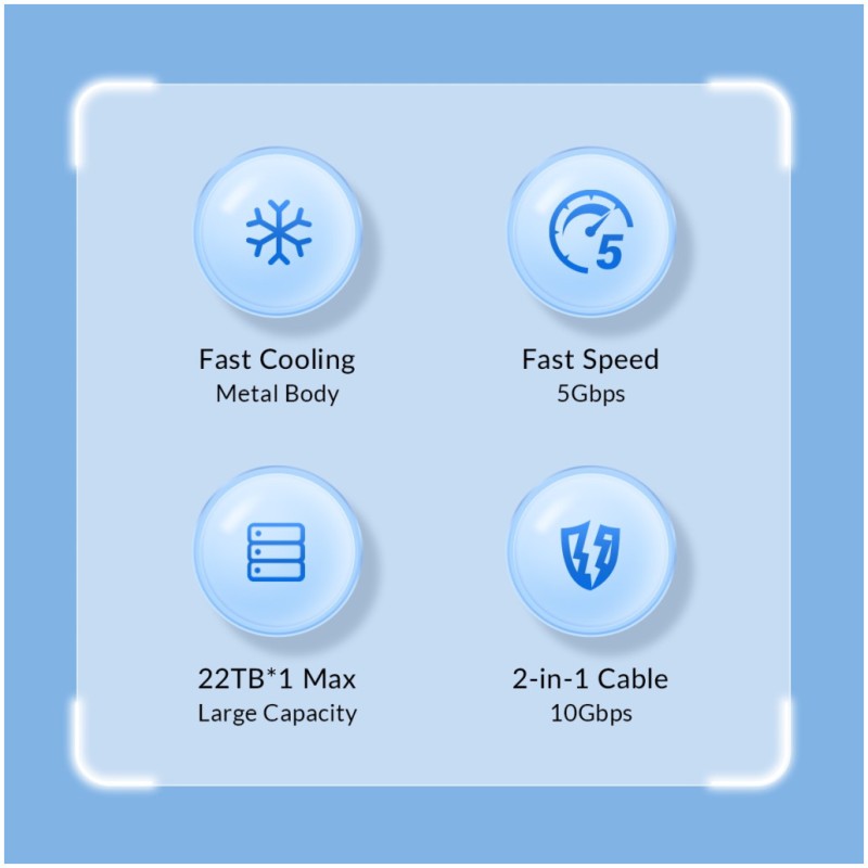 Čitalec diskov USB 3.2 Gen1 ⇒ SATA 3,5/2,5 Orico Docking Station za 2 diska z možnostjo dvosmernega kloniranja Orico siv (6626C3-C-V1) Orico Čitalec diskov USB 3.2 Gen1 ⇒ SATA 3,5/2,5 Orico Docking Station za 2 diska z možnostjo dvosmernega kloniranja Orico siv (6626C3-C-V1)
