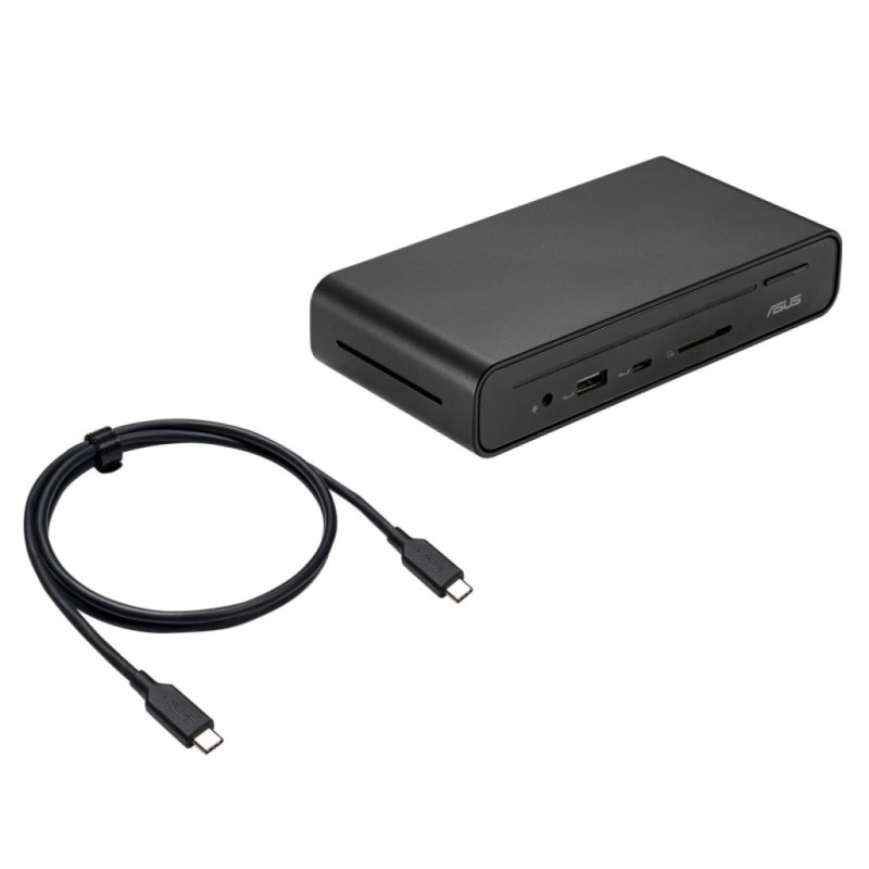 Priklopna postaja USB-C => Asus DC301 1xHDMI 2xDisplayPort 3xUSB3.2 USB-C 90W 1xLAN čitalec kartic SD/microSD 1x3,5mm () ASUS Priklopna postaja USB-C => Asus DC301 1xHDMI 2xDisplayPort 3xUSB3.2 USB-C 90W 1xLAN čitalec kartic SD/microSD 1x3,5mm ()