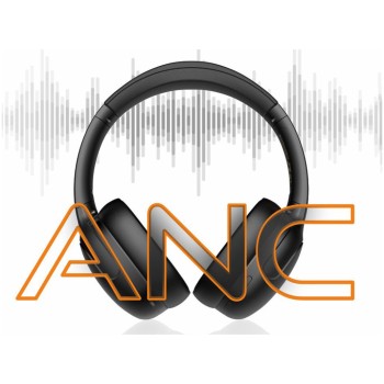 Slušalke brezžične Manta naglavne BT RYTMO ELEGANCE črne ANC Bluetooth () Slušalke brezžične Manta naglavne BT RYTMO ELEGANCE črne ANC Bluetooth ()