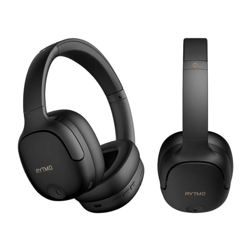 Slušalke brezžične Manta naglavne BT RYTMO ELEGANCE črne ANC Bluetooth () Manta Slušalke brezžične Manta naglavne BT RYTMO ELEGANCE črne ANC Bluetooth ()