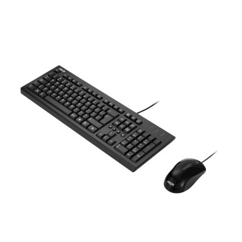 Tipkovnica in miš Asus USB-A desktop U2000 SLO črna Copilot tipka (90-XB1000KM00240-)