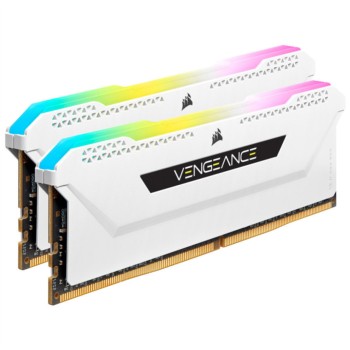 DDR4 32GB 3200MHz CL16 KIT (2x16GB) Corsair RGB Vengeance 1.35V Gaming bela (CMH32GX4M2E3200C16W)