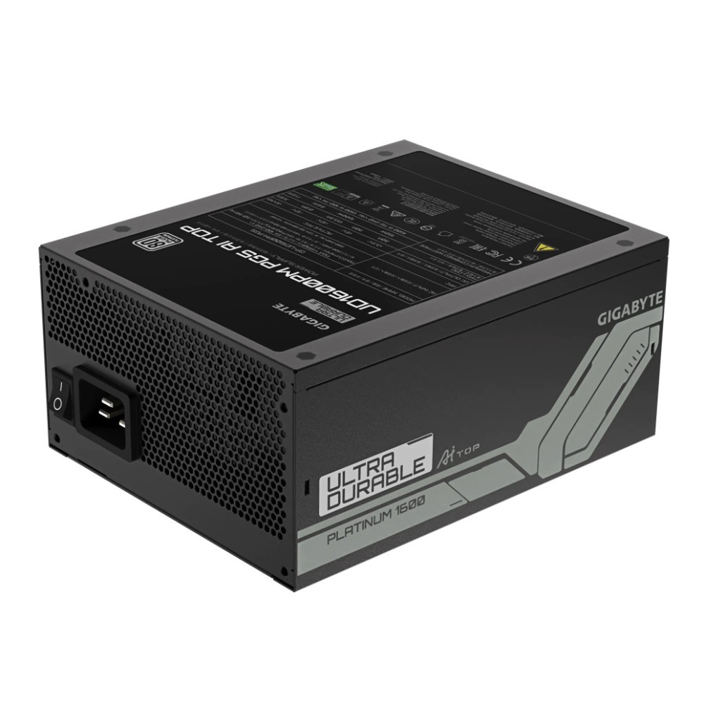 Napajalnik - 1600W GigaByte UD1600PM 80Plus Platinum 90% ATX 3.1 Modular 140mm črna (GP-UD1600PM PG5) GIGABYTE Napajalnik - 1600W GigaByte UD1600PM 80Plus Platinum 90% ATX 3.1 Modular 140mm črna (GP-UD1600PM PG5)