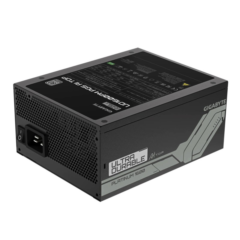 Napajalnik - 1600W GigaByte UD1600PM 80Plus Platinum 90% ATX 3.1 Modular 140mm črna (GP-UD1600PM PG5) GIGABYTE Napajalnik - 1600W GigaByte UD1600PM 80Plus Platinum 90% ATX 3.1 Modular 140mm črna (GP-UD1600PM PG5)