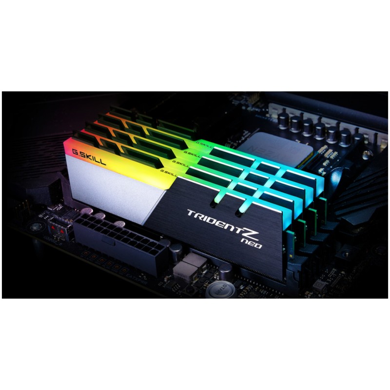 DDR4 32GB 3600MHz CL18 KIT (2x16GB) G.Skill RGB Trident Z Neo XMP2.0 1,35V Gaming črna (F4-3600C18D-32GTZN) G.Skill DDR4 32GB 3600MHz CL18 KIT (2x16GB) G.Skill RGB Trident Z Neo XMP2.0 1,35V Gaming črna (F4-3600C18D-32GTZN)