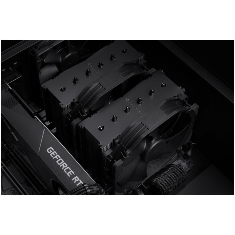 Zračni hladilnik Noctua NH-D15 Chromax Black - 24,6 dB 160mm črna (NH-D15 CH.BK) Noctua Zračni hladilnik Noctua NH-D15 Chromax Black - 24,6 dB 160mm črna (NH-D15 CH.BK)