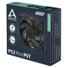 Ventilator Arctic P12 Pro PST PWM 120mm črna LUAR-131