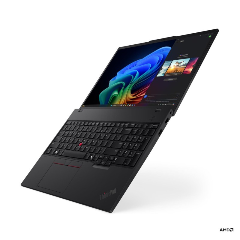 Prenosnik Lenovo 40,64 cm (16,0) ThinkPad T16 G4 1920x1200 IPS 400nit Ryzen AI 7 PRO 350/32GB/SSD1TB/BL/AI Chip: 50 TOPs/PC-Carbon/AMD Radeon 860M/Win11Pro (21QN001DSC)