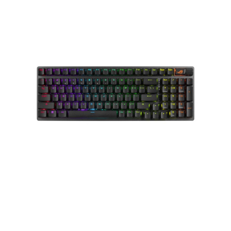 Gaming Tipkovnica brezžična, USB Asus ROG Strix Scope II 96 US | črna RGB (90MP037A-BKUA01) ASUS Gaming Tipkovnica brezžična, USB Asus ROG Strix Scope II 96 US | črna RGB (90MP037A-BKUA01)