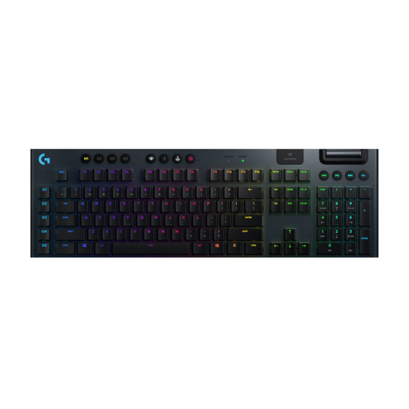 Gaming Tipkovnica brezžična Logitech G915 LIGHTSPEED RGB GL Tactile US | SLO gravura črna RGB (920-008910) LOGITECH Gaming Tipkovnica brezžična Logitech G915 LIGHTSPEED RGB GL Tactile US | SLO gravura črna RGB (920-008910)