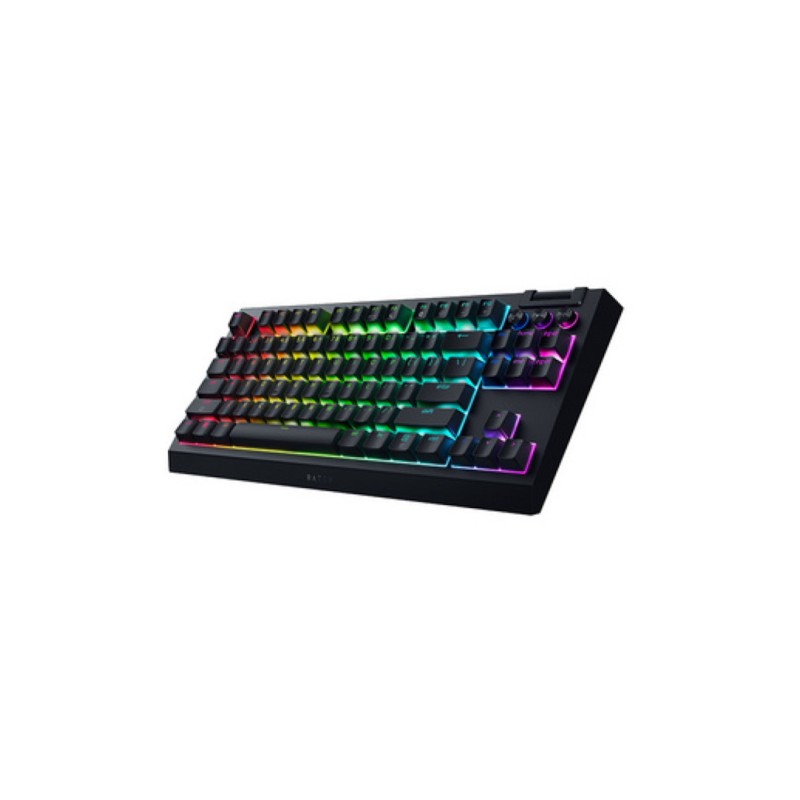 Gaming Tipkovnica brezžična Bluetooth USB-C/A Razer BlackWidow V4 Tenkeyless HyperSpeed US | SLO gravura črna RGB (RZ03-05480100-R3M1) Razer Gaming Tipkovnica brezžična Bluetooth USB-C/A Razer BlackWidow V4 Tenkeyless HyperSpeed US | SLO gravura črna RGB (RZ03-05480100-R3M1)