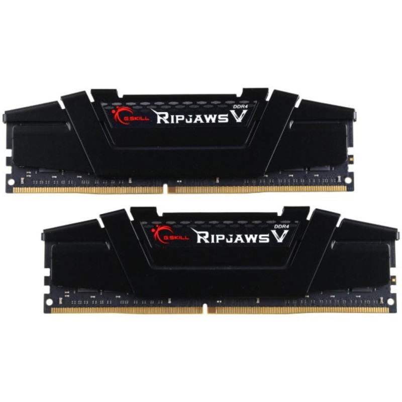 DDR4 32GB 3200MHz CL14 KIT (2x16GB) G.Skill Ripjaws XMP2.0 1,35V Gaming črna (F4-3200C14D-32GVK) G.Skill DDR4 32GB 3200MHz CL14 KIT (2x16GB) G.Skill Ripjaws XMP2.0 1,35V Gaming črna (F4-3200C14D-32GVK)
