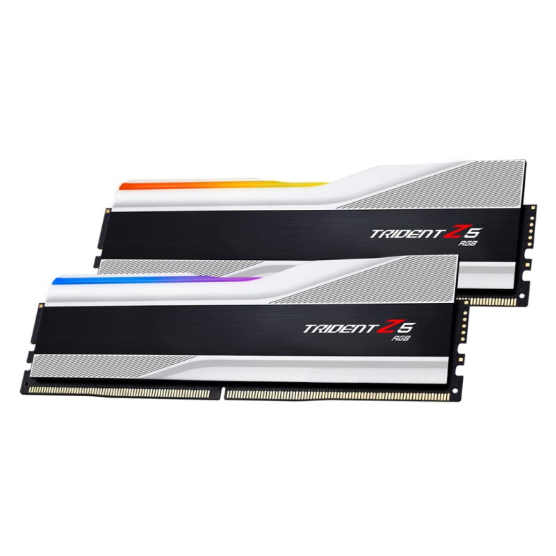 DDR5 32GB 6000MHz CL36 KIT (2x16GB) G.Skill RGB Trident Z 1,35V Gaming srebrna (F5-6000J3636F16GX2-TZ5RS) G.Skill DDR5 32GB 6000MHz CL36 KIT (2x16GB) G.Skill RGB Trident Z 1,35V Gaming srebrna (F5-6000J3636F16GX2-TZ5RS)