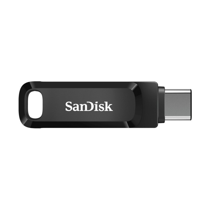 Spominski ključek 128GB USB 3.2/USB-C Sandisk Dual Drive Go 400MB/s plastičen vrtljiv črn (SDDDC3-128G-G46) SANDISK Spominski ključek 128GB USB 3.2/USB-C Sandisk Dual Drive Go 400MB/s plastičen vrtljiv črn (SDDDC3-128G-G46)