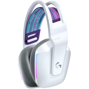 Slušalke brezžične naglavne 2.4GHz stereo Logitech G733 Lightspeed gaming z mikrofonom - bele (981-000883) Slušalke brezžične naglavne 2.4GHz stereo Logitech G733 Lightspeed gaming z mikrofonom - bele (981-000883)