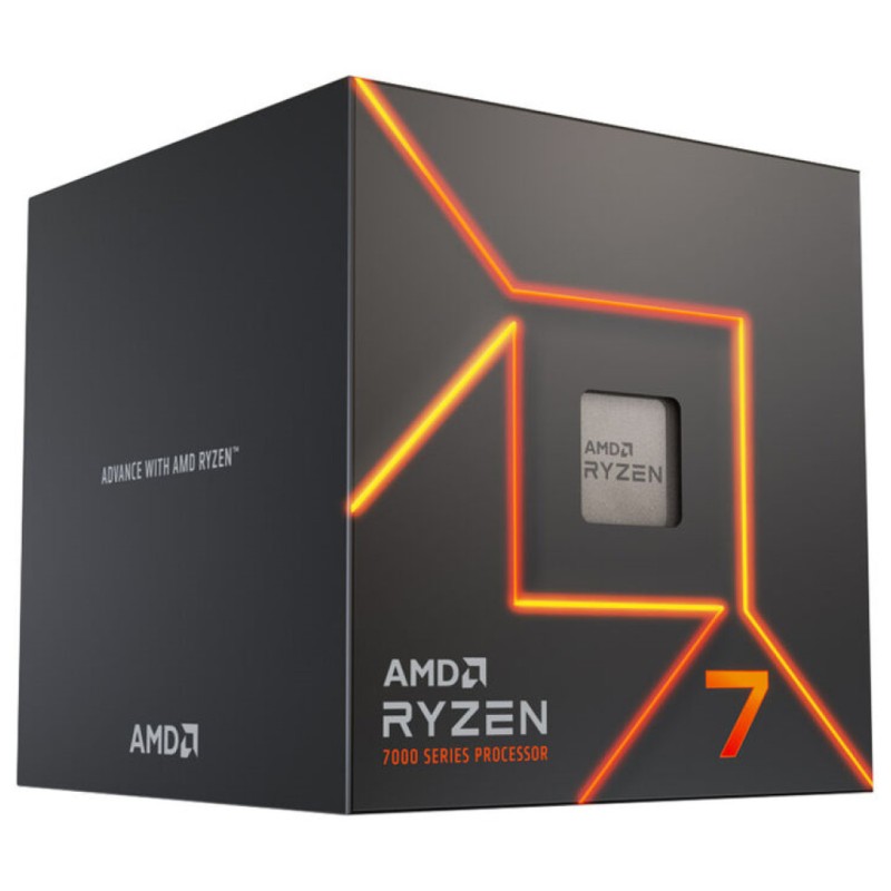 Procesor AMD AM5 Ryzen 7 7700 8C/16T 3.8Hz/5.3GHz BOX 65W grafika Radeon Wraith prism hladilnik RGB AMD Procesor AMD AM5 Ryzen 7 7700 8C/16T 3.8Hz/5.3GHz BOX 65W grafika Radeon Wraith prism hladilnik RGB