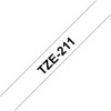TRAK BROTHER  BEL - ČRN (6mm) (TZE211) Brother TRAK BROTHER  BEL - ČRN (6mm) (TZE211)