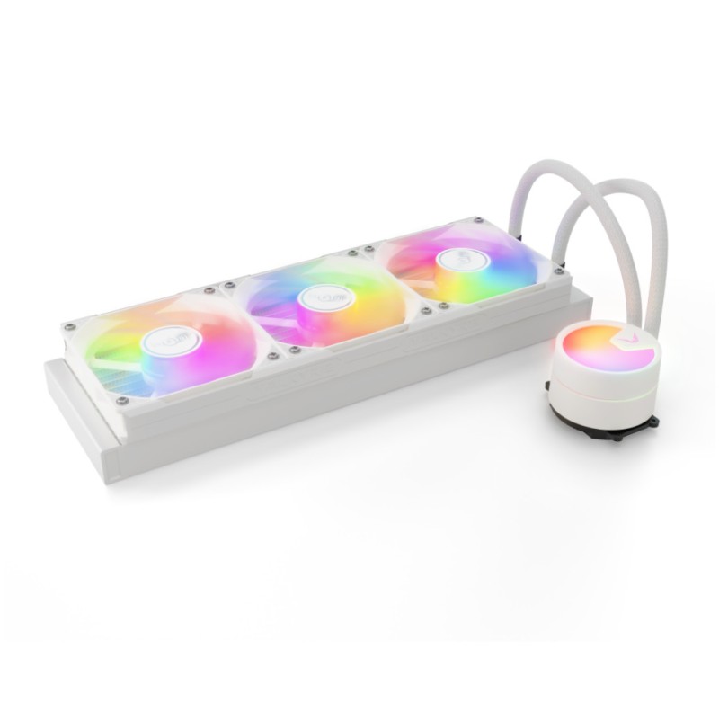 Vodno hlajenje Valkyrie A360 - 360mm ARGB bela (VK-AIOA360W)