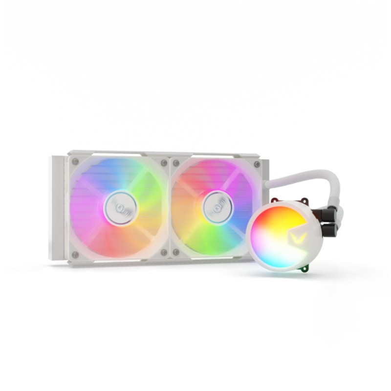 Vodno hlajenje Valkyrie A240 - 240mm ARGB bela (VK-AIOA240W) Valkyrie Vodno hlajenje Valkyrie A240 - 240mm ARGB bela (VK-AIOA240W)