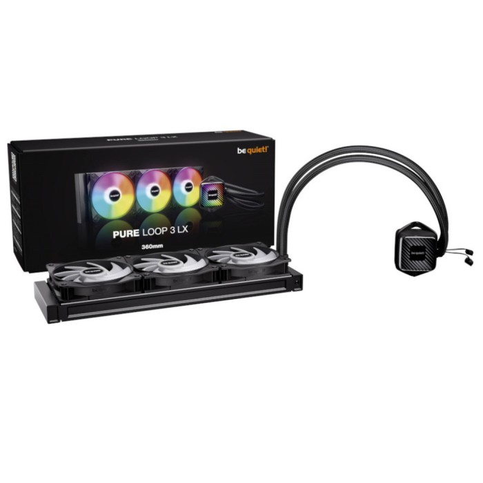 Vodno hlajenje be quiet! Pure Loop 3 LX - 360mm RGB črna (BW031EU)