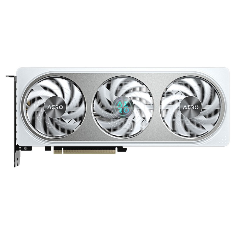 Grafična kartica nVidia RTX5060Ti GigaByte AERO OC bela - 16GB GDDR7 (GV-N506TAERO OC-16GD)