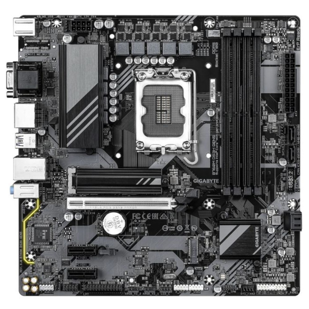 Osnovna plošča 1700 GigaByte B760M DS3H GEN5 microATX VGA HDMI 2xDisplayPort GIGABYTE Osnovna plošča 1700 GigaByte B760M DS3H GEN5 microATX VGA HDMI 2xDisplayPort