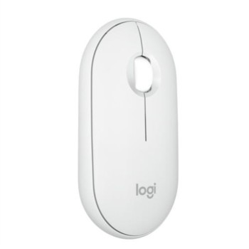 Miš brezžična Bluetooth Logitech M350S Pebble 2 4000DPI bela (910-007013)