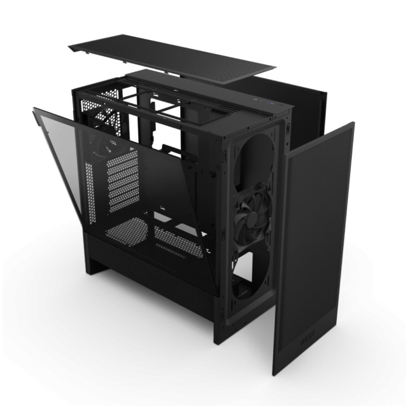 Ohišje NZXT H5 Flow MidiATX - črna