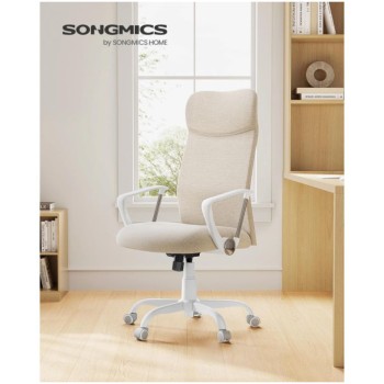 Ergonomski pisarniški stol SONGMICS bež