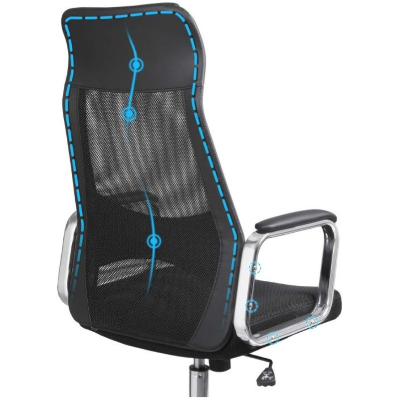 Pisarniški stol SONGMICS OBN33BK SONGMICS Pisarniški stol SONGMICS OBN33BK