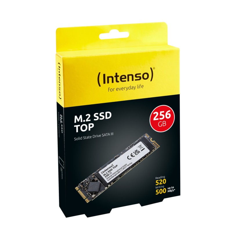 Disk SSD M.2 SATA3 256GB Intenso TOP 2280 520/400MB/s (3832440) INTENSO Disk SSD M.2 SATA3 256GB Intenso TOP 2280 520/400MB/s (3832440)