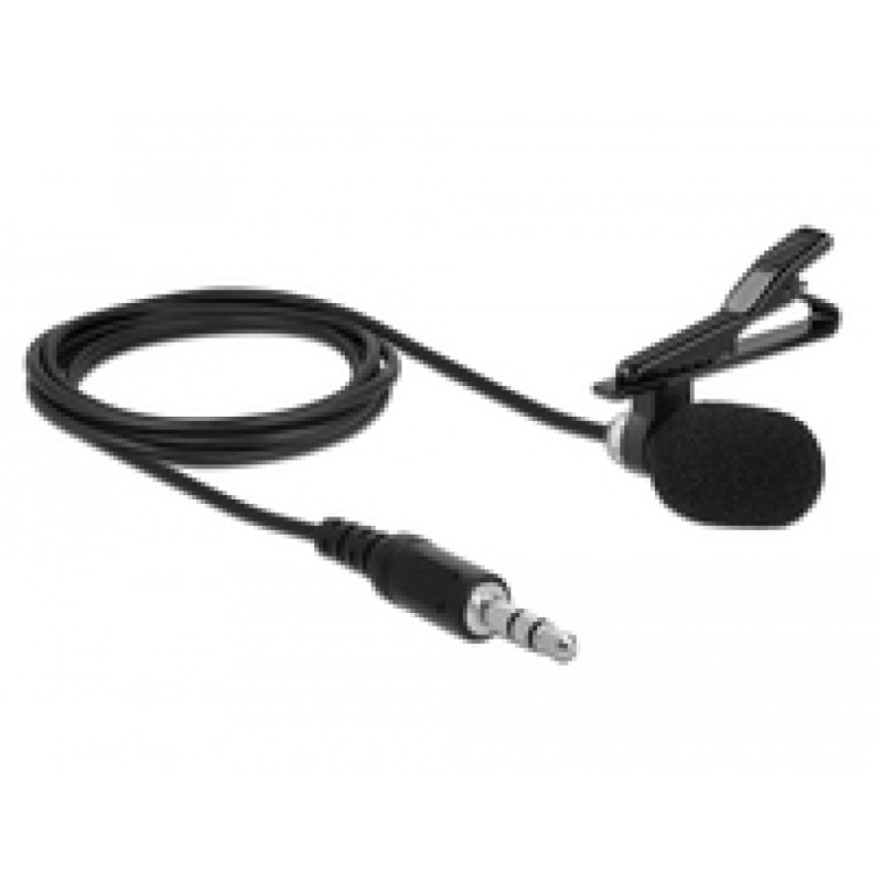 Žični mikrofon jack 3,5mm Delock kravatni (66279) Delock Žični mikrofon jack 3,5mm Delock kravatni (66279)