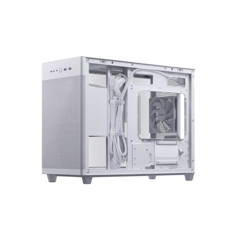 Ohišje Asus Prime AP201 - Seklena stranica miniATX - bela ASUS Ohišje Asus Prime AP201 - Seklena stranica miniATX - bela