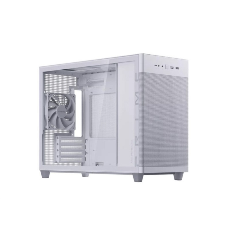 Ohišje Asus Prime AP201 - Seklena stranica miniATX - bela